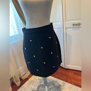 MAJE skirt with gold bees